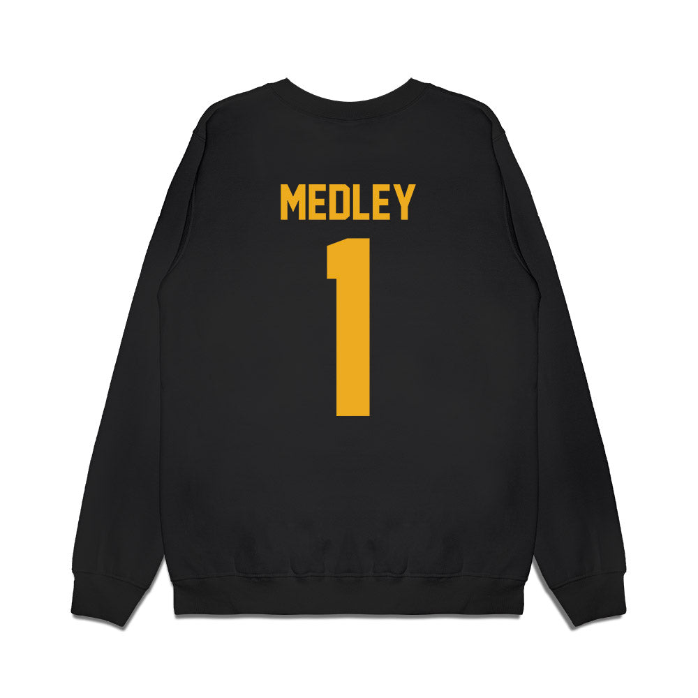 Kent State - NCAA Men's Basketball : Cian Medley - Vintage Basketball Premium Crewneck Sweatshirt-1