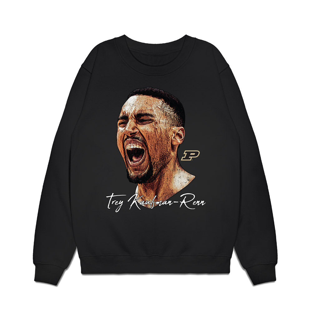 Purdue - NCAA Men's Basketball : Trey Kaufman-Renn - Game Face Premium Crewneck Sweatshirt-0