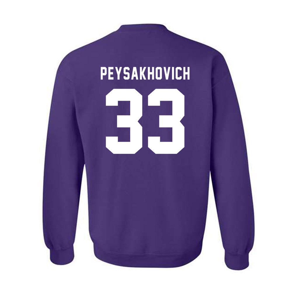 CCNY - NCAA Men's Basketball : Zachary Peysakhovich - Classic Shersey Crewneck Sweatshirt-1