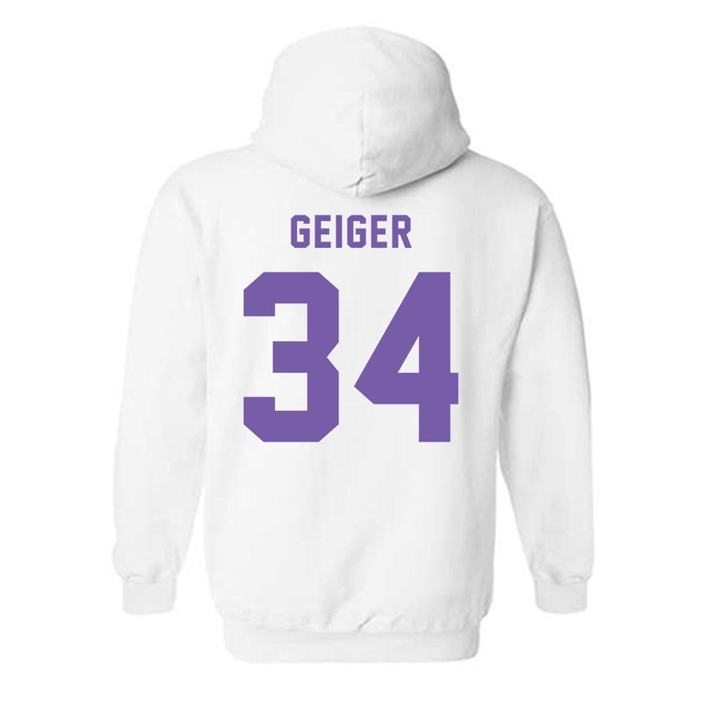 CCNY - NCAA Baseball : Jon Geiger - Classic Shersey Hooded Sweatshirt-1
