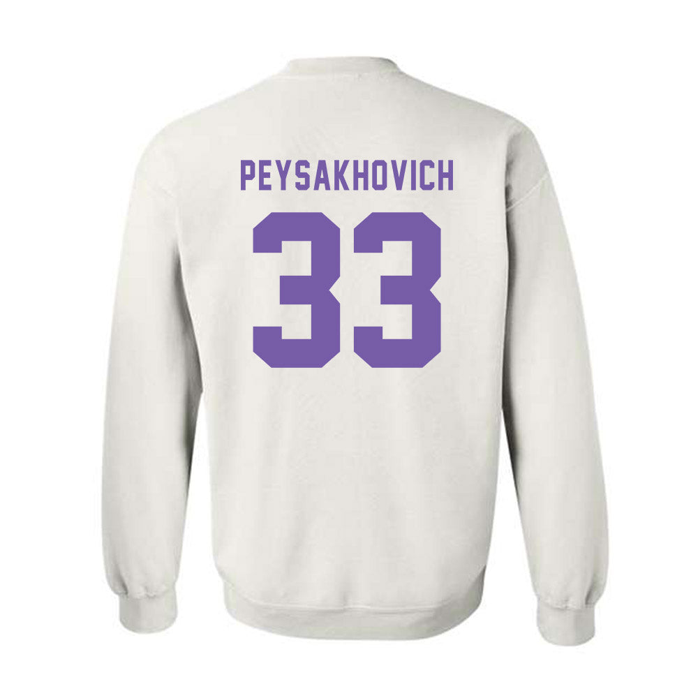 CCNY - NCAA Men's Basketball : Zachary Peysakhovich - Classic Shersey Crewneck Sweatshirt-1