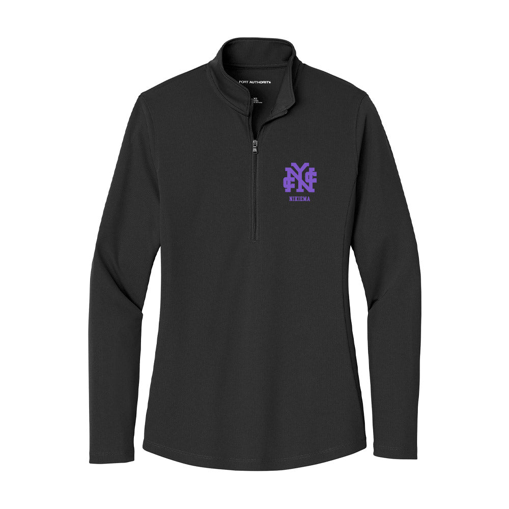 CCNY - NCAA Men's Basketball : Yassin Nikiema - Women's Lightweight Quarter Zip Jacket-0