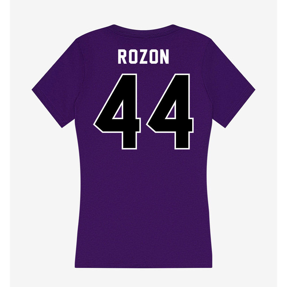 CCNY - NCAA Baseball : Alexander Rozon - Women's V-Neck T-Shirt-1