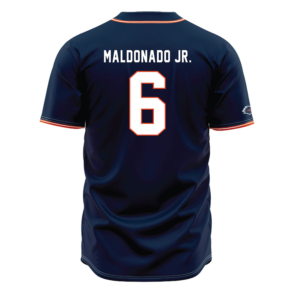 UTSA - NCAA Baseball : John Maldonado Jr. - Navy Jersey-1