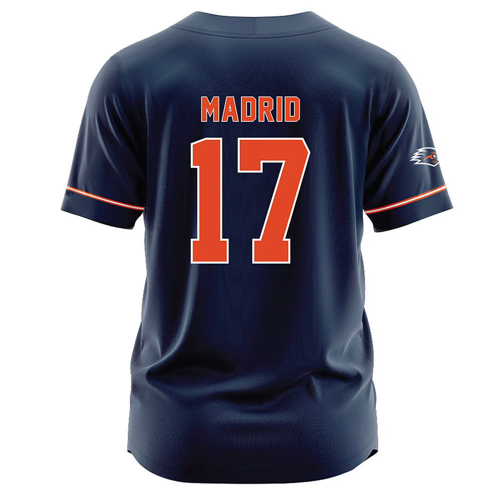 UTSA - NCAA Softball : Makayla Madrid - Navy Jersey-1