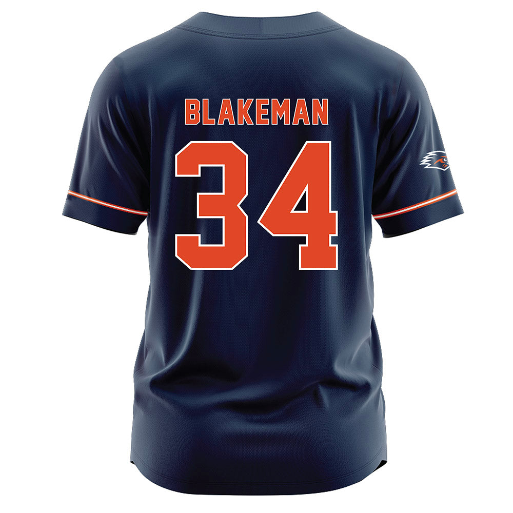 UTSA - NCAA Softball : Sydney Blakeman - Navy Jersey-1