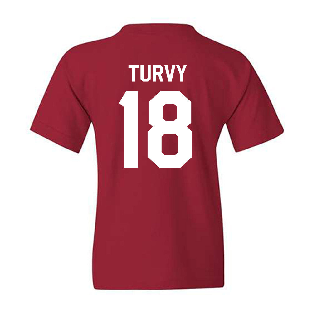 Indiana - NCAA Football : Andrew Turvy - We're In Shersey Youth T-Shirt-1