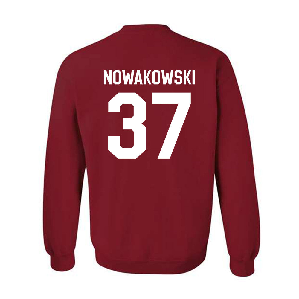 Indiana - NCAA Football : Riley Nowakowski - We're In Shersey Crewneck Sweatshirt-1
