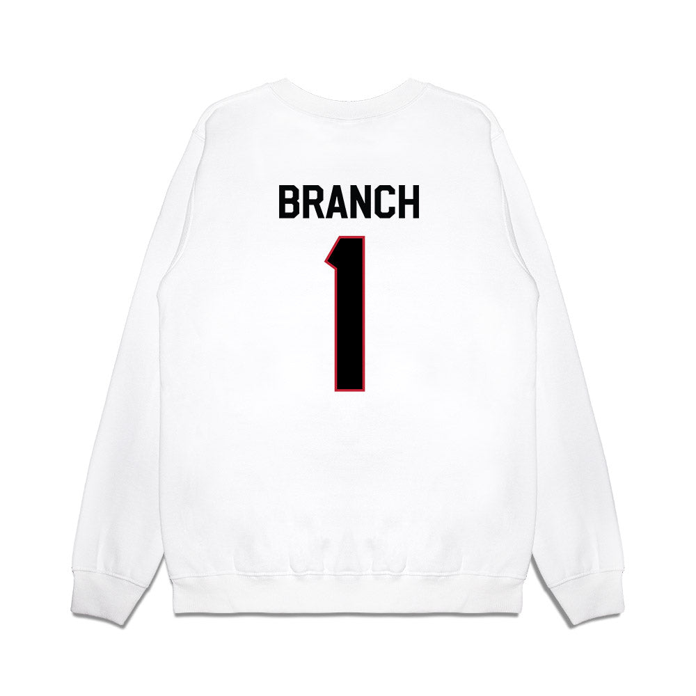 Georgia - NCAA Football : Zachariah Branch - We're In Premium Crewneck Sweatshirt-1