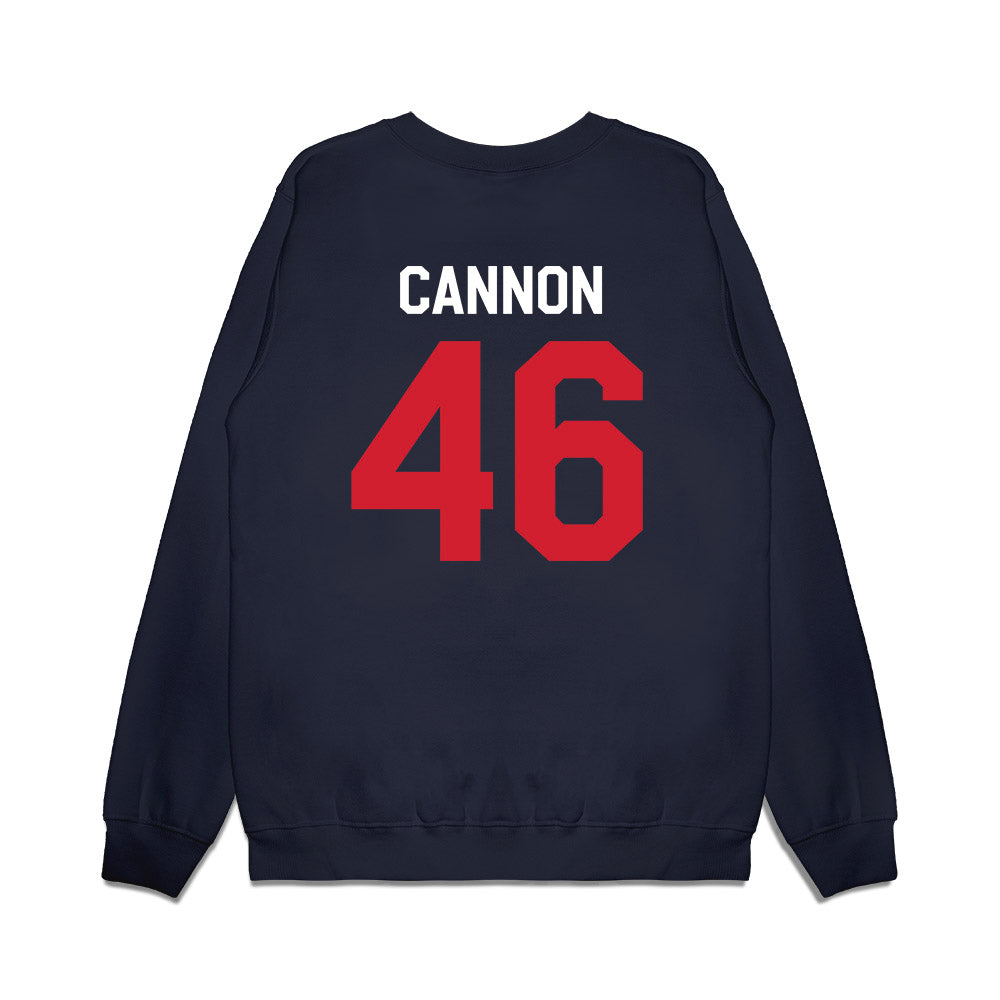 Ole Miss - NCAA Football : Cooper Cannon - We're In Premium Crewneck Sweatshirt-1