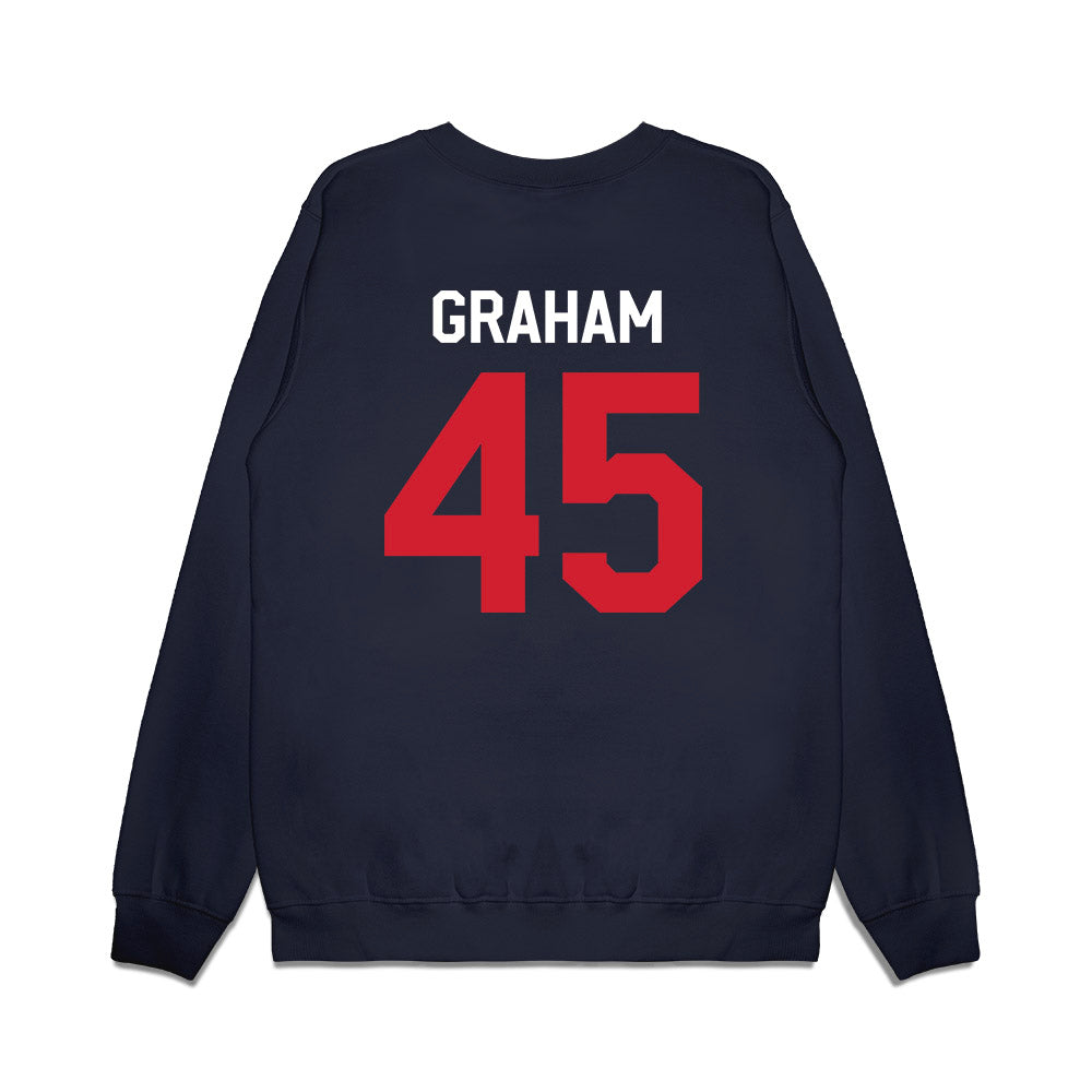 Ole Miss - NCAA Football : Talib Graham - We're In Premium Crewneck Sweatshirt-1