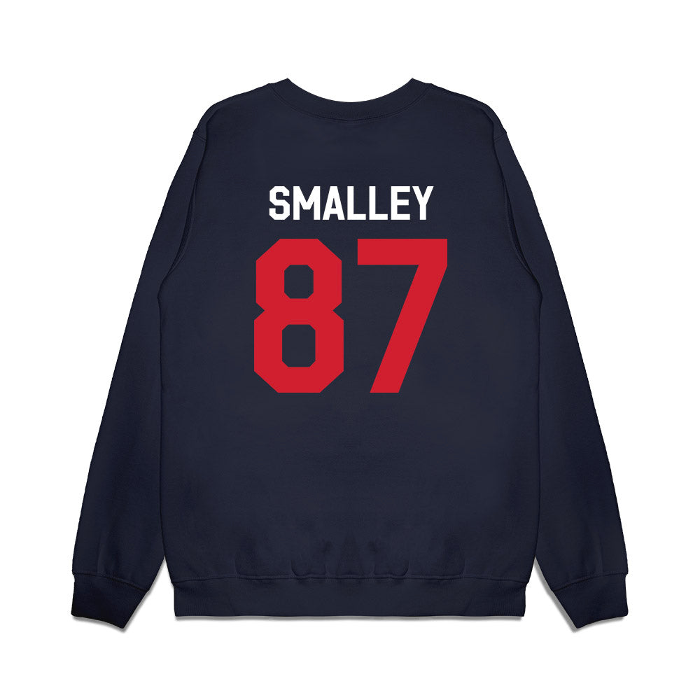 Ole Miss - NCAA Football : Wyatt Smalley - We're In Premium Crewneck Sweatshirt-1