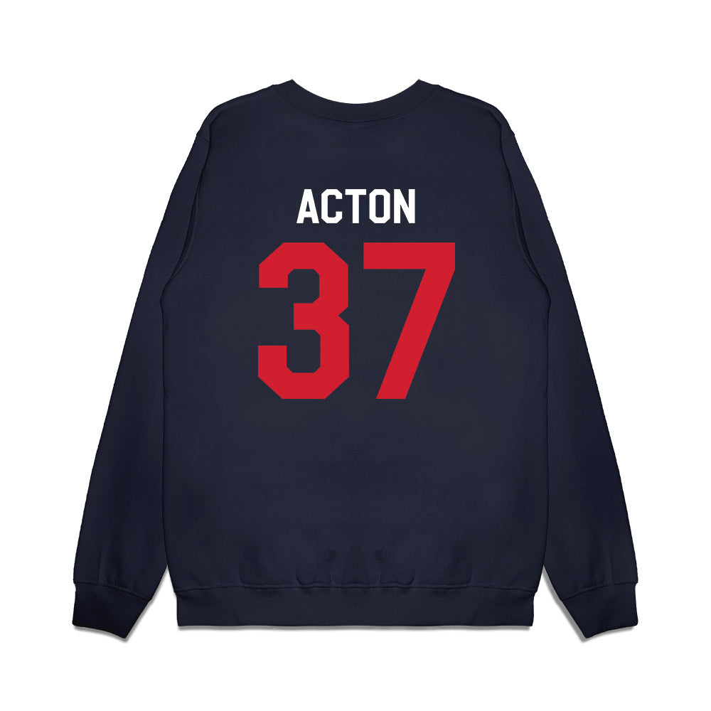 Ole Miss - NCAA Football : Austin Acton - We're In Premium Crewneck Sweatshirt-1