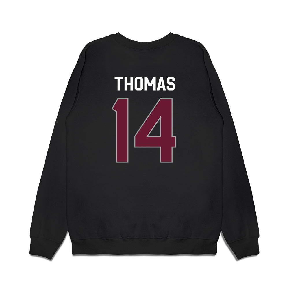 Texas A&M - NCAA Football : Jayvon Thomas - We're In Premium Crewneck Sweatshirt-1