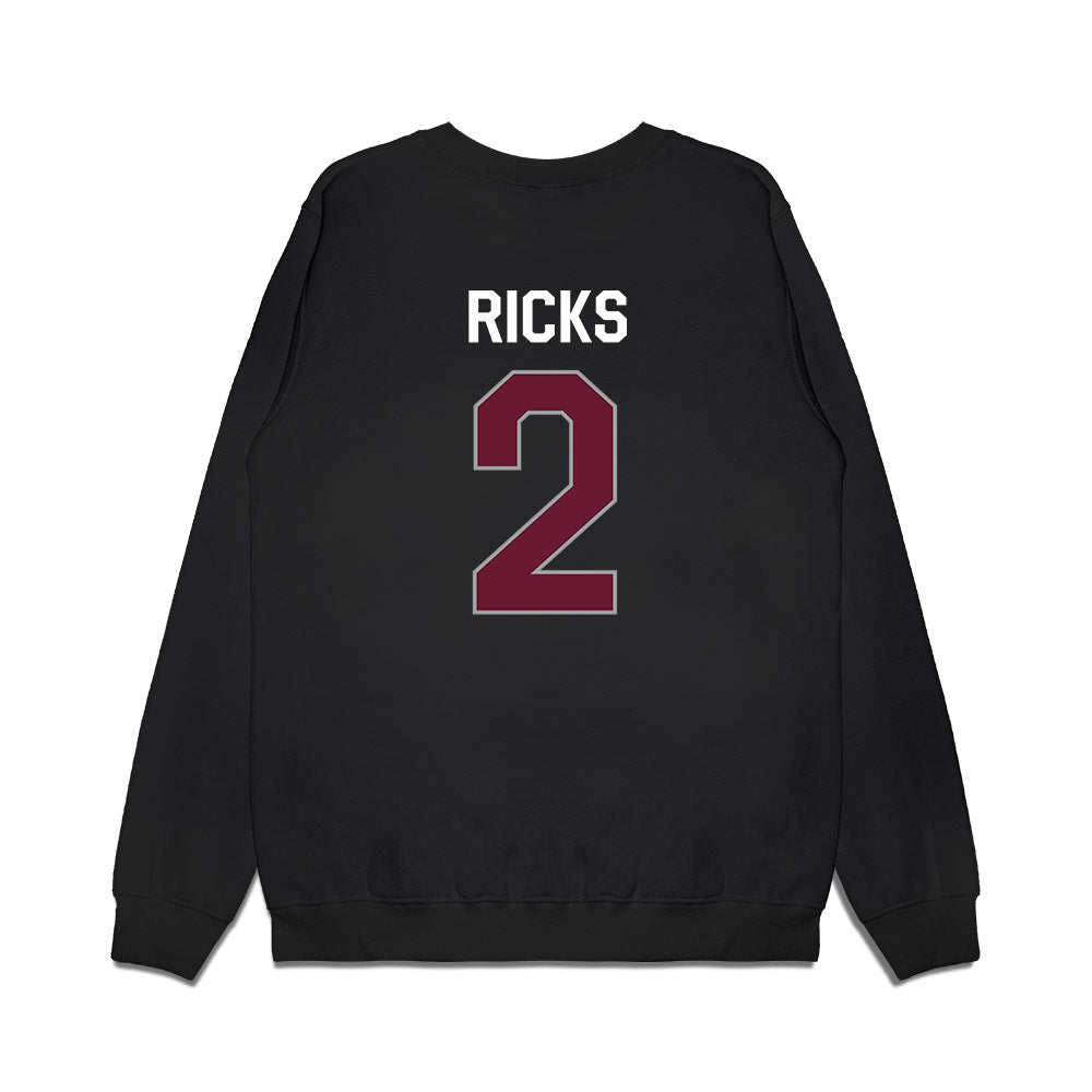 Texas A&M - NCAA Football : Dezz Ricks - We're In Premium Crewneck Sweatshirt-1