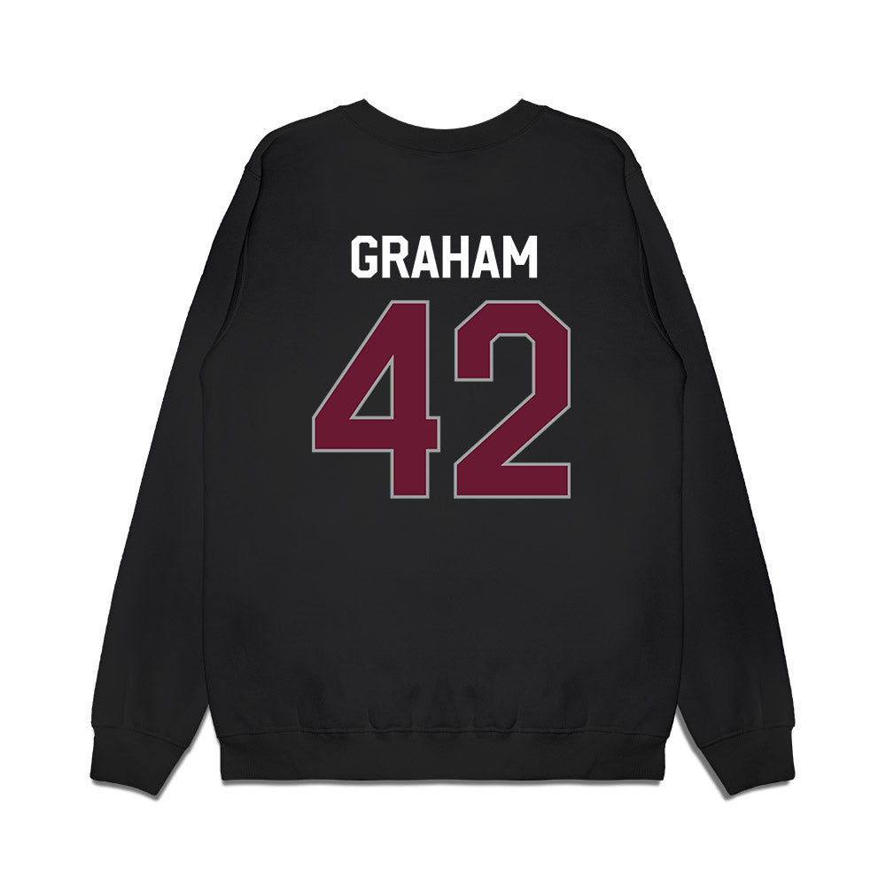 Texas A&M - NCAA Football : Jackson Graham - We're In Premium Crewneck Sweatshirt-1