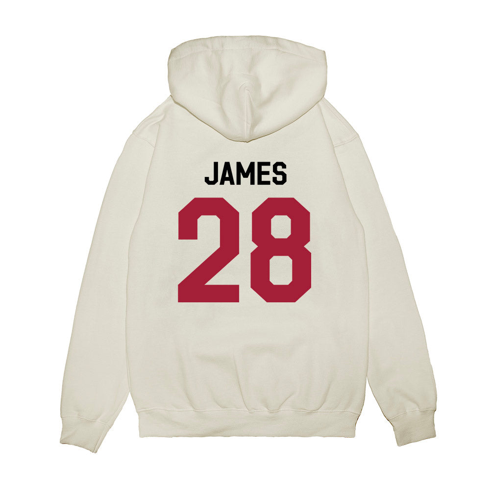 Oklahoma - NCAA Football : Marcus James - We're In Premium Hooded Sweatshirt-1