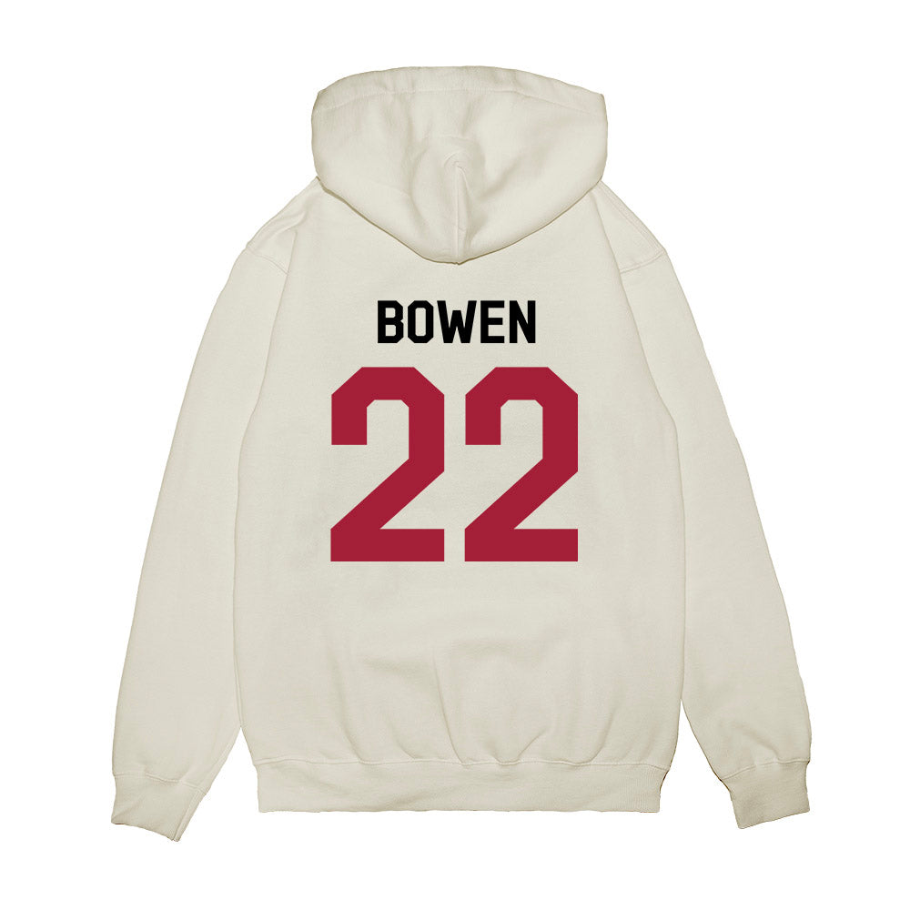 Oklahoma - NCAA Football : Peyton Bowen - We're In Premium Hooded Sweatshirt-1