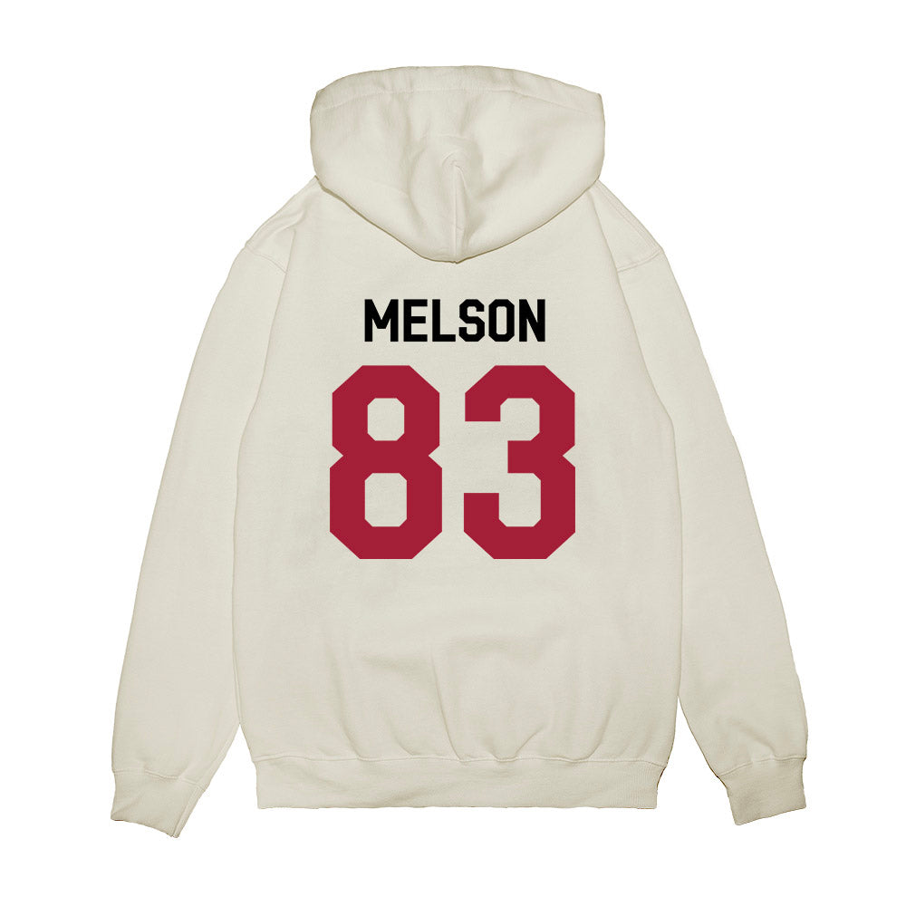 Oklahoma - NCAA Football : Major Melson - We're In Premium Hooded Sweatshirt-1