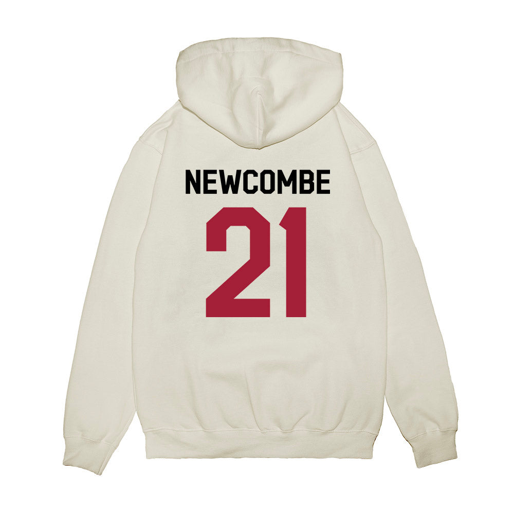 Oklahoma - NCAA Football : Jeremiah Newcombe - We're In Premium Hooded Sweatshirt-1