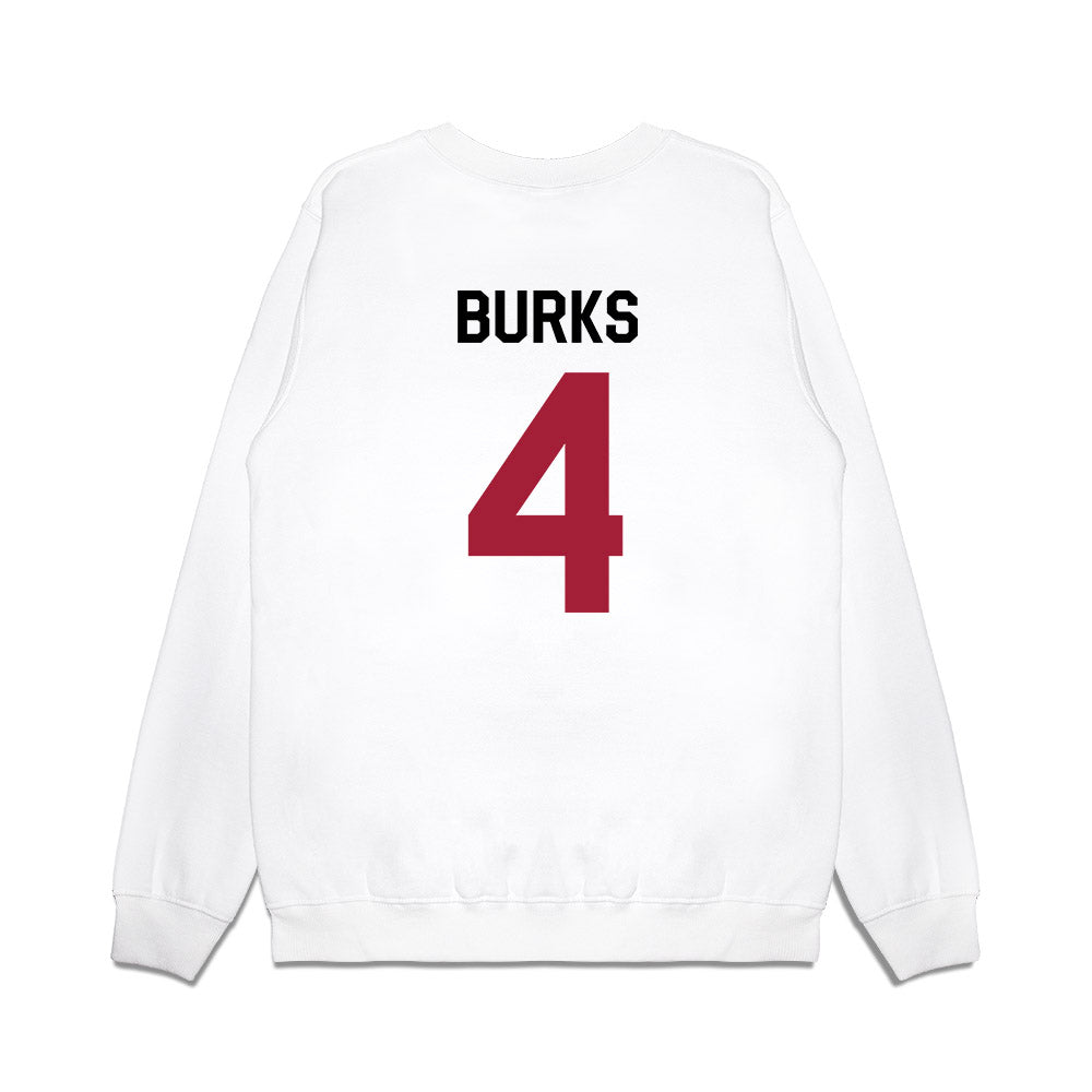 Oklahoma - NCAA Football : Deion Burks - We're In Premium Crewneck Sweatshirt-1