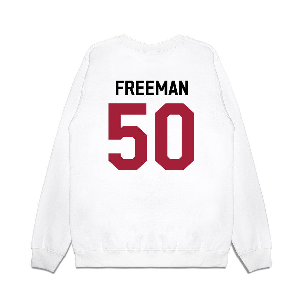 Oklahoma - NCAA Football : Seth Freeman - We're In Premium Crewneck Sweatshirt-1