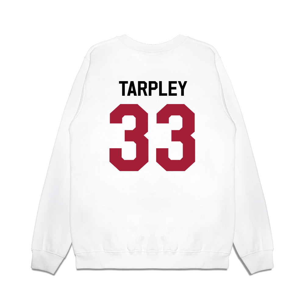 Oklahoma - NCAA Football : Preston Tarpley - We're In Premium Crewneck Sweatshirt-1