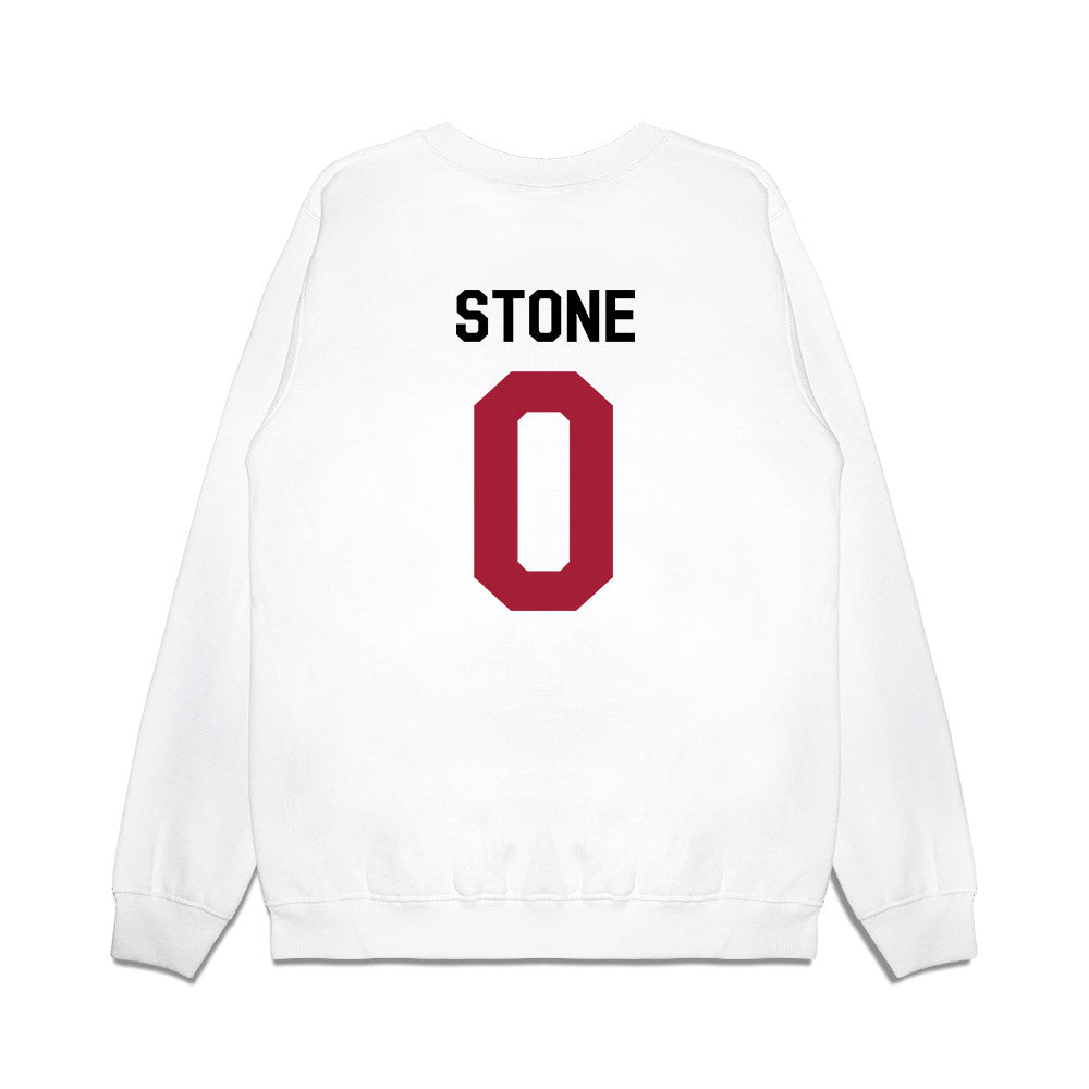 Oklahoma - NCAA Football : David Stone - We're In Premium Crewneck Sweatshirt-1