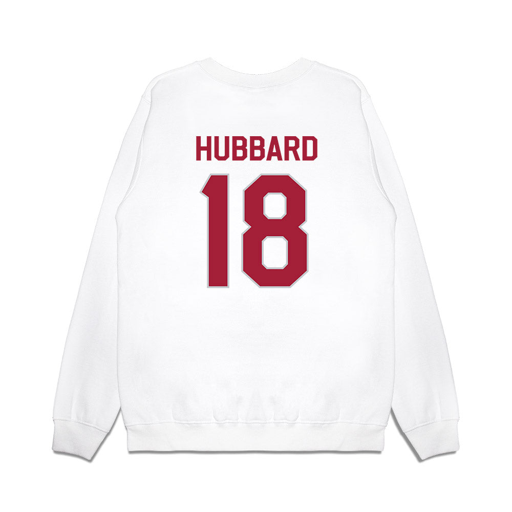 Alabama - NCAA Football : Brayson Hubbard - We're In Premium Crewneck Sweatshirt-1