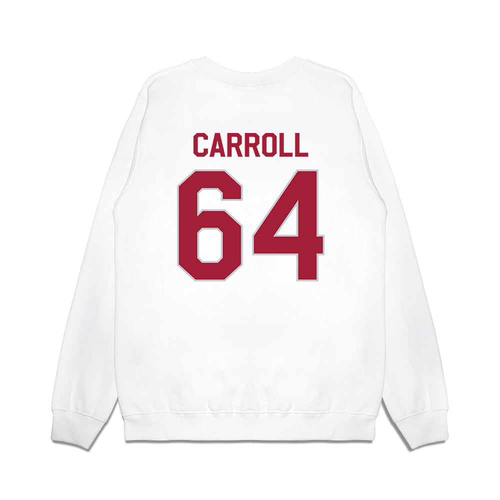 Alabama - NCAA Football : Michael Carroll - We're In Premium Crewneck Sweatshirt-1