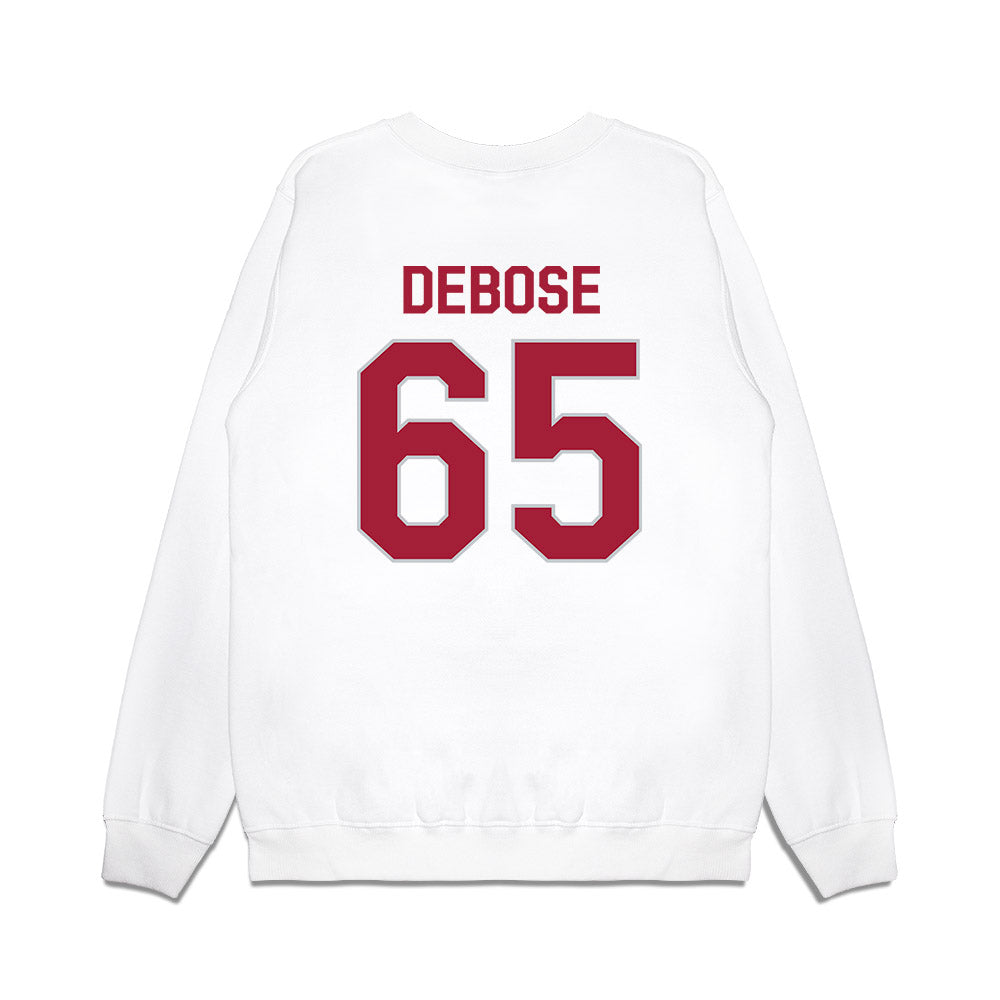 Alabama - NCAA Football : Micah DeBose - We're In Premium Crewneck Sweatshirt-1