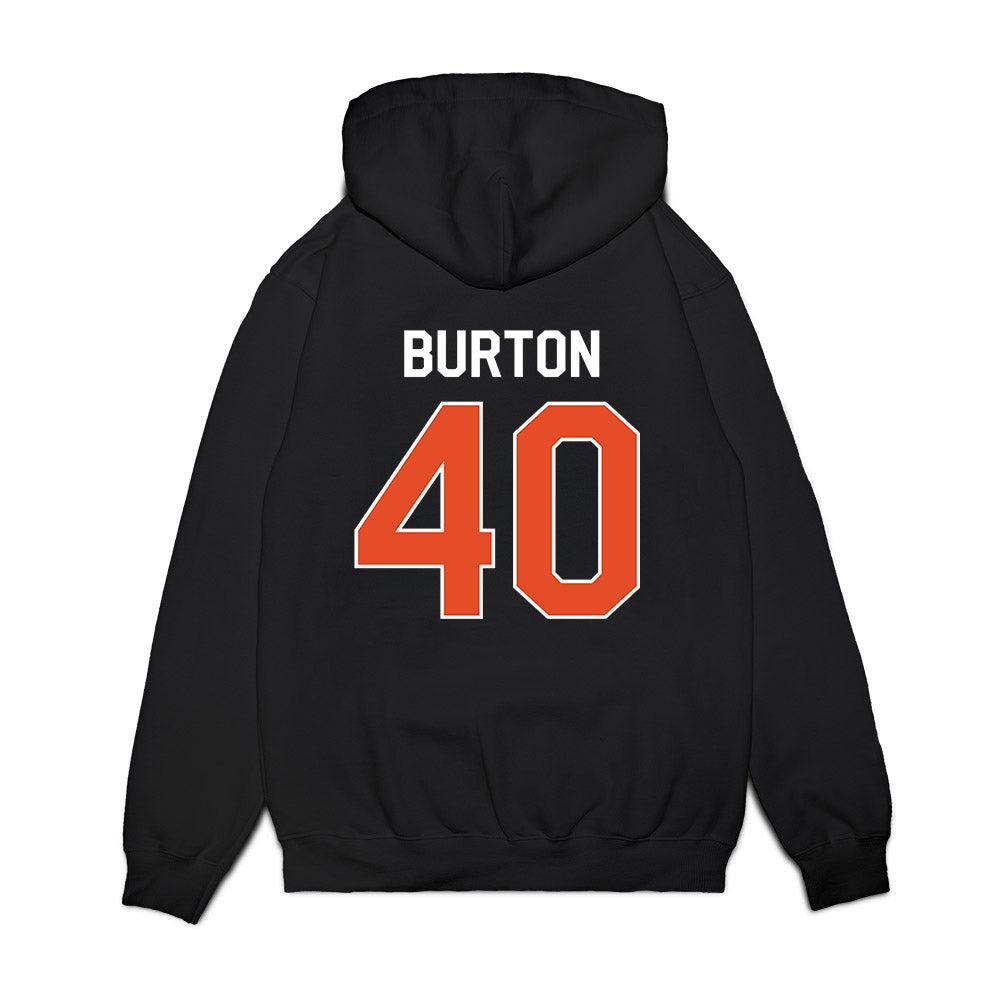 Miami - NCAA Football : Brennan Burton - We're In Premium Hooded Sweatshirt-1