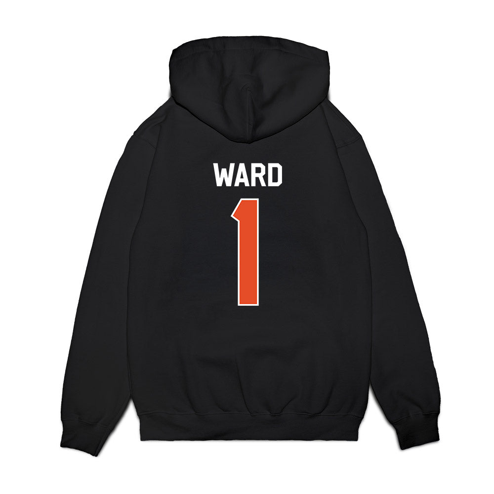 Miami - NCAA Football : Cam Ward - We're In Premium Hooded Sweatshirt-1
