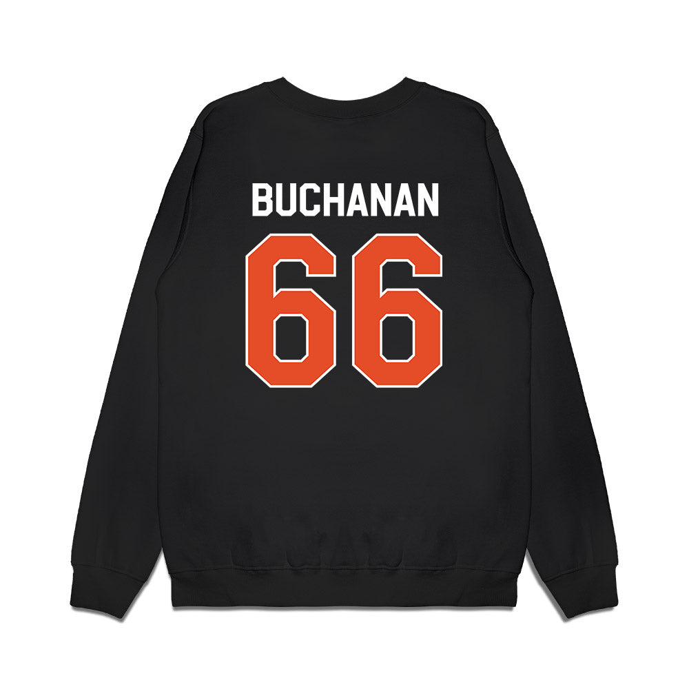 Miami - NCAA Football : Max Buchanan - We're In Premium Crewneck Sweatshirt-1