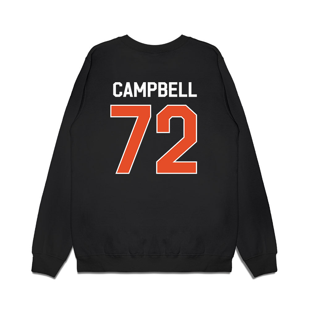 Miami - NCAA Football : Demetrius Campbell - We're In Premium Crewneck Sweatshirt-1