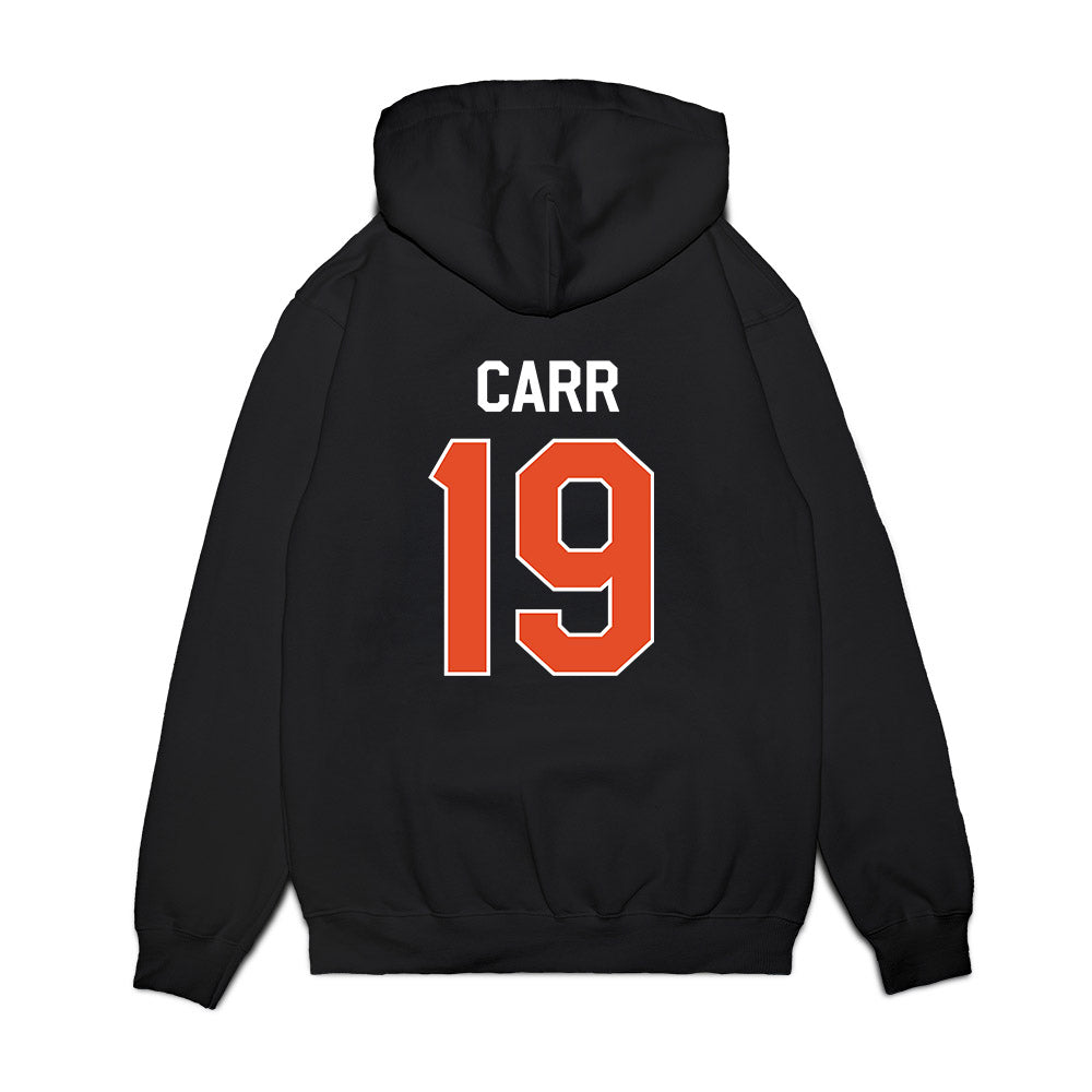 Miami - NCAA Football : Nyquavion Carr - We're In Premium Hooded Sweatshirt-1