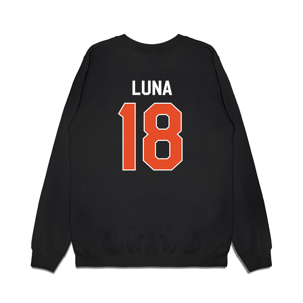 Miami - NCAA Football : Riply Luna - We're In Premium Crewneck Sweatshirt-1