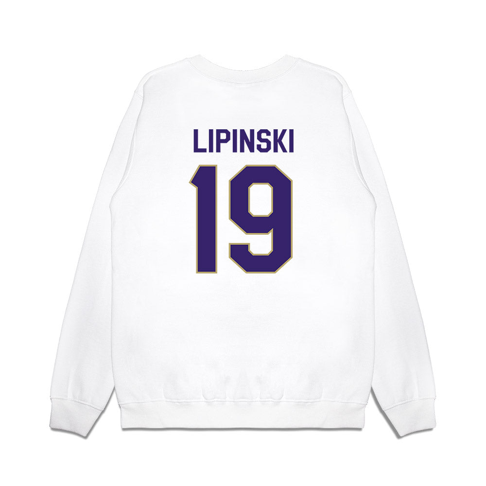 JMU - NCAA Football : Max Lipinski - We're In Premium Crewneck Sweatshirt-1