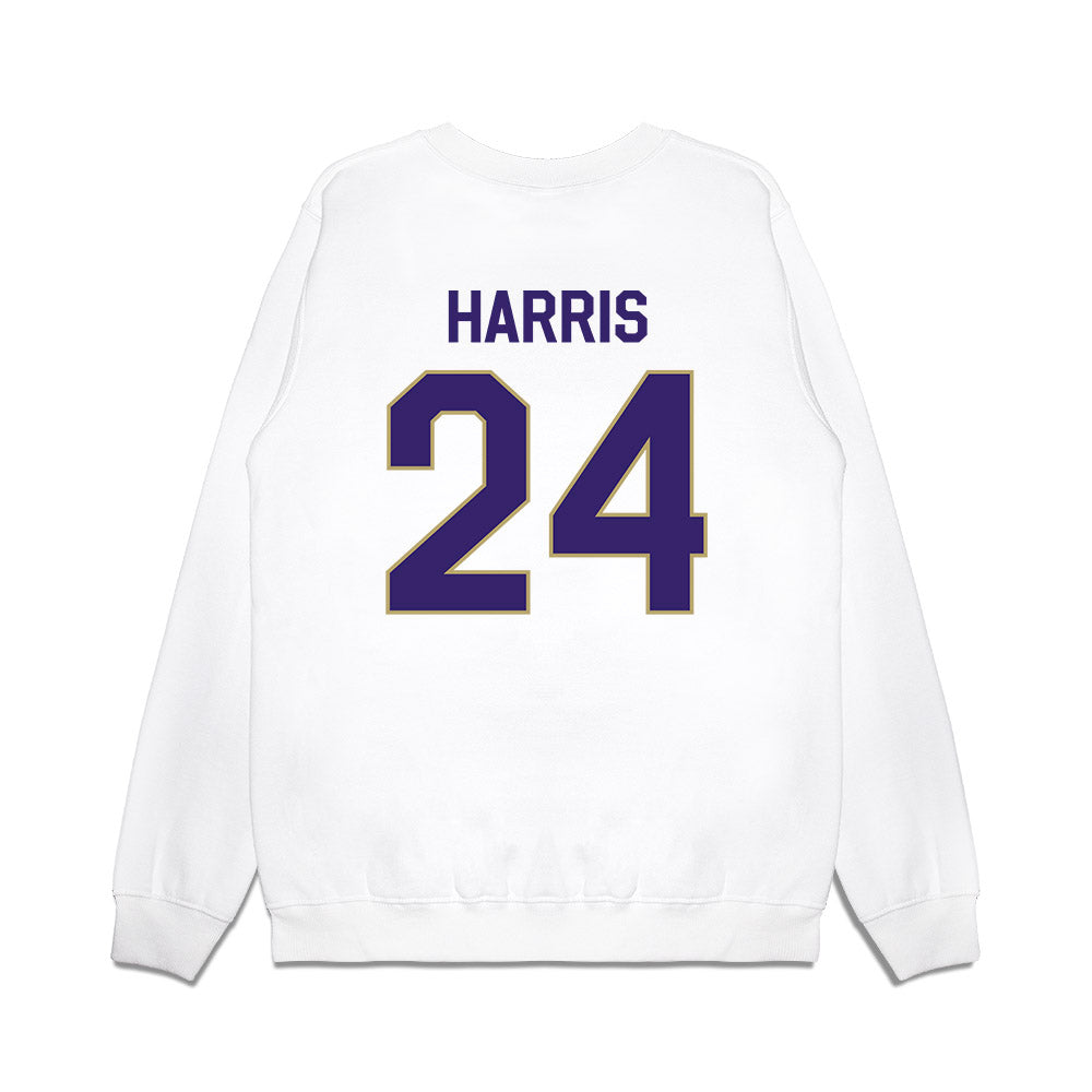 JMU - NCAA Football : Phillip Harris - We're In Premium Crewneck Sweatshirt-1