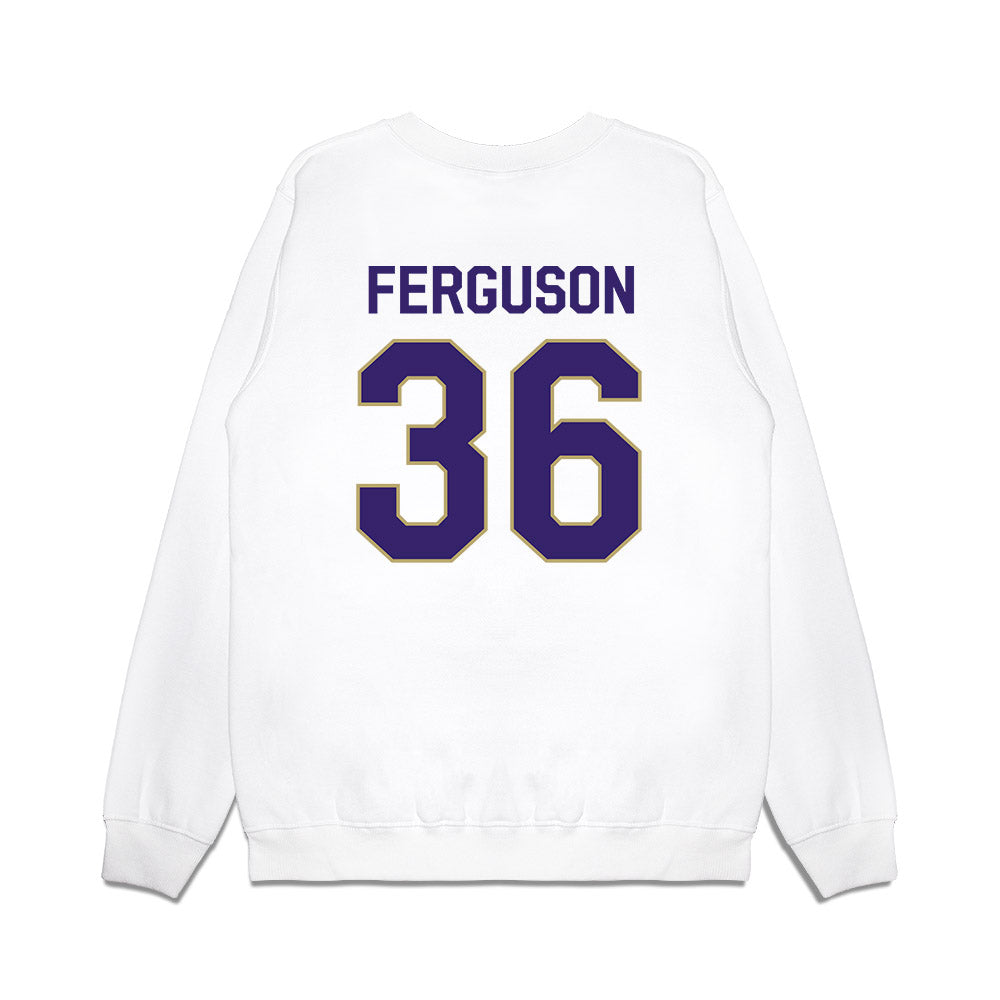 JMU - NCAA Football : Milton Ferguson - We're In Premium Crewneck Sweatshirt-1