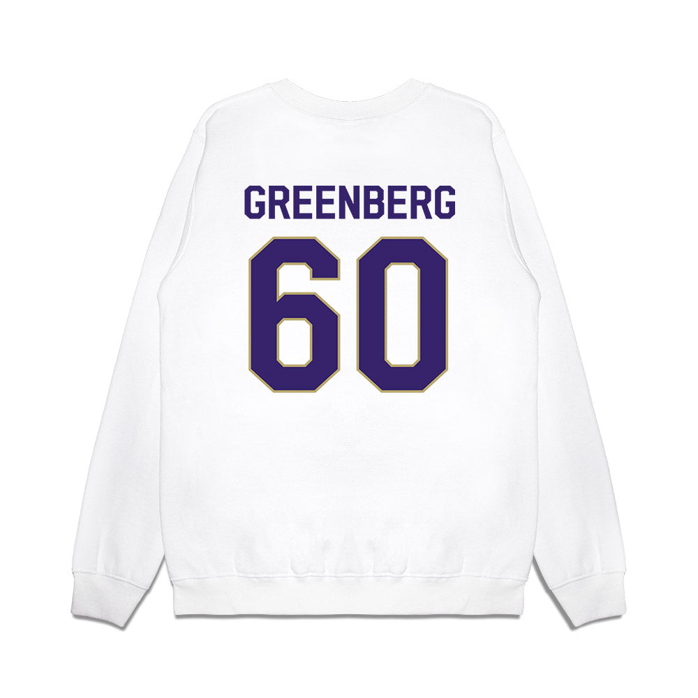 JMU - NCAA Football : Zach Greenberg - We're In Premium Crewneck Sweatshirt-1