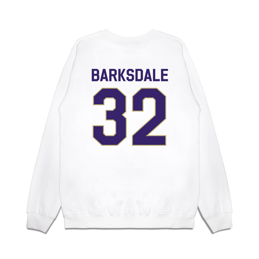 JMU - NCAA Football : DJ Barksdale - We're In Premium Crewneck Sweatshirt-1