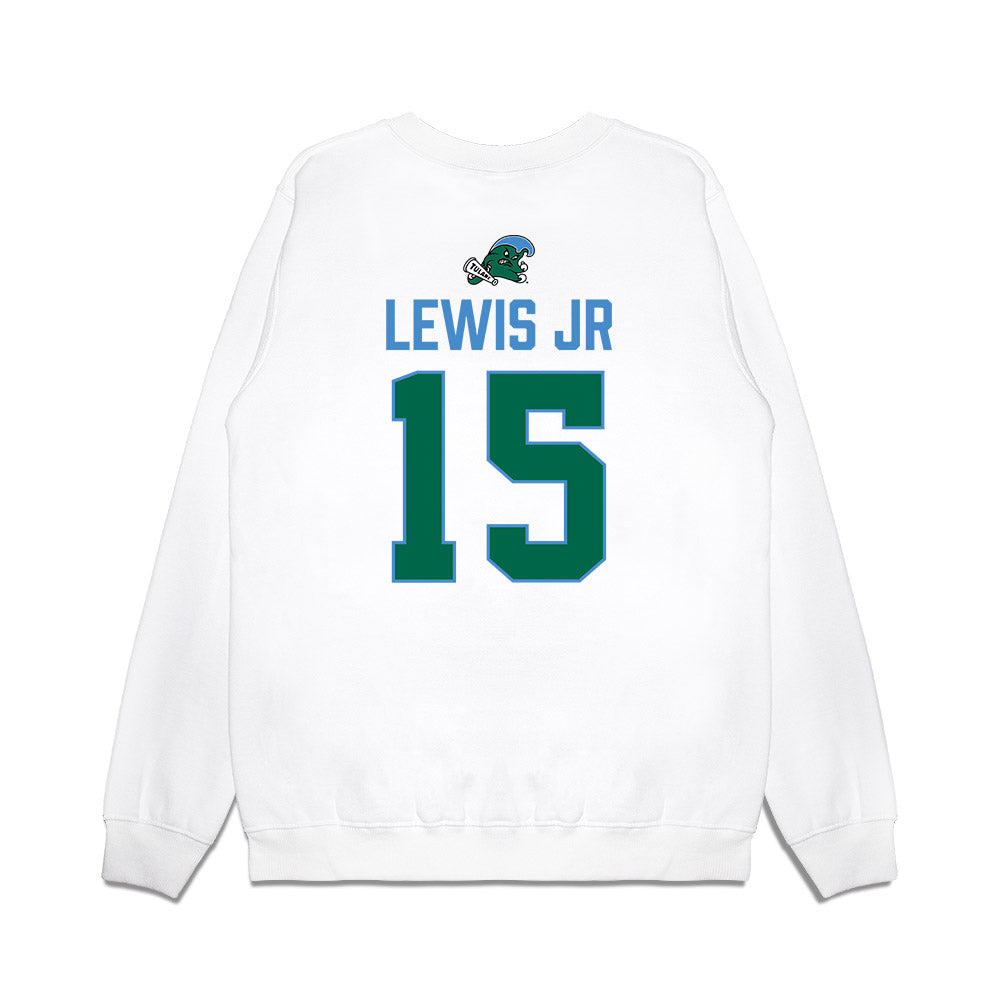 Tulane - NCAA Football : Zycarl Lewis Jr - 2025 Conference Champions Premium Crewneck Sweatshirt-1