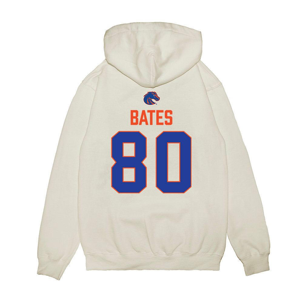 Boise State - NCAA Football : Cameron Bates - 3-Peat Conference Champs Premium Hooded Sweatshirt-1
