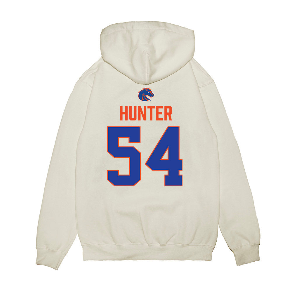 Boise State - NCAA Football : Gabriel Hunter - 3-Peat Conference Champs Premium Hooded Sweatshirt-1