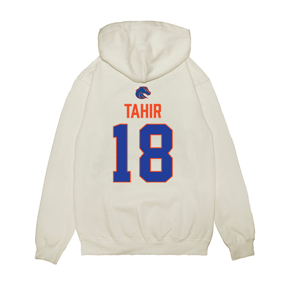 Boise State - NCAA Football : Gabe Tahir - 3-Peat Conference Champs Premium Hooded Sweatshirt-1