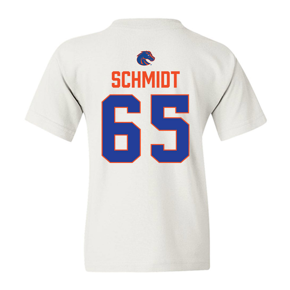 Boise State - NCAA Football : Hall Schmidt - 3-Peat Conference Champs Youth T-Shirt-1