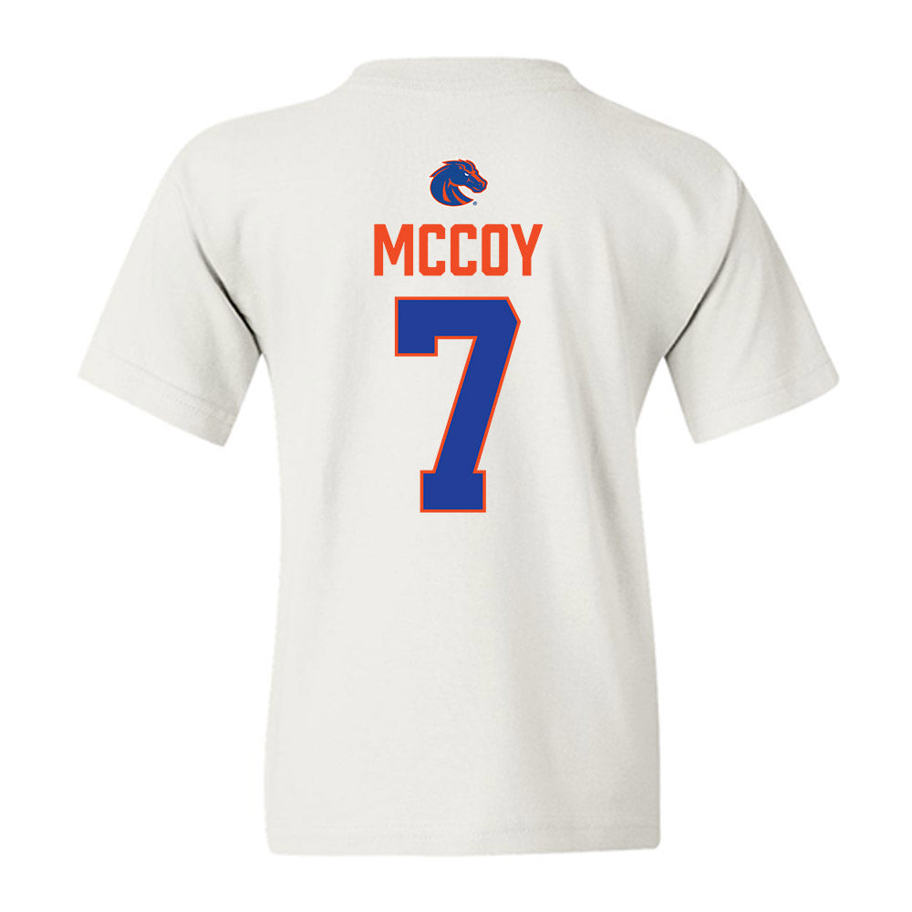 Boise State - NCAA Football : A'Marion MCcoy - 3-Peat Conference Champs Youth T-Shirt-1