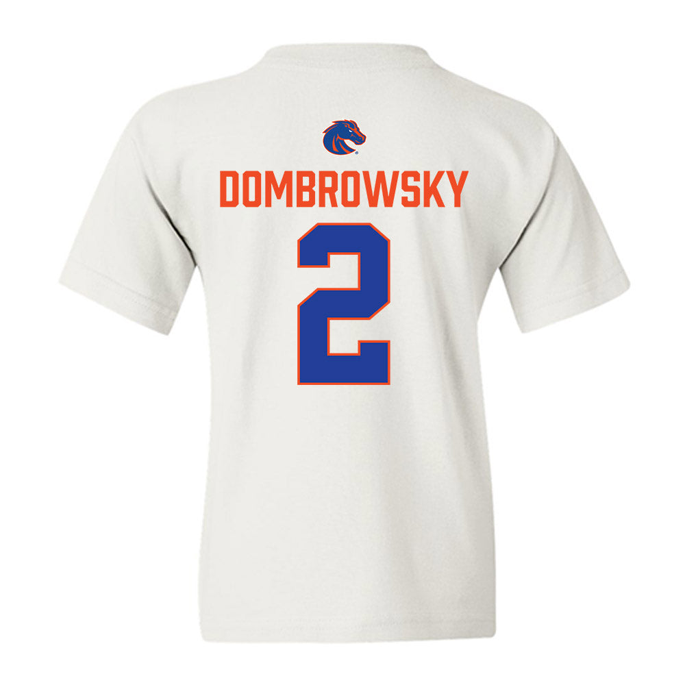 Boise State - NCAA Football : Gavin Dombrowsky - 3-Peat Conference Champs Youth T-Shirt-1
