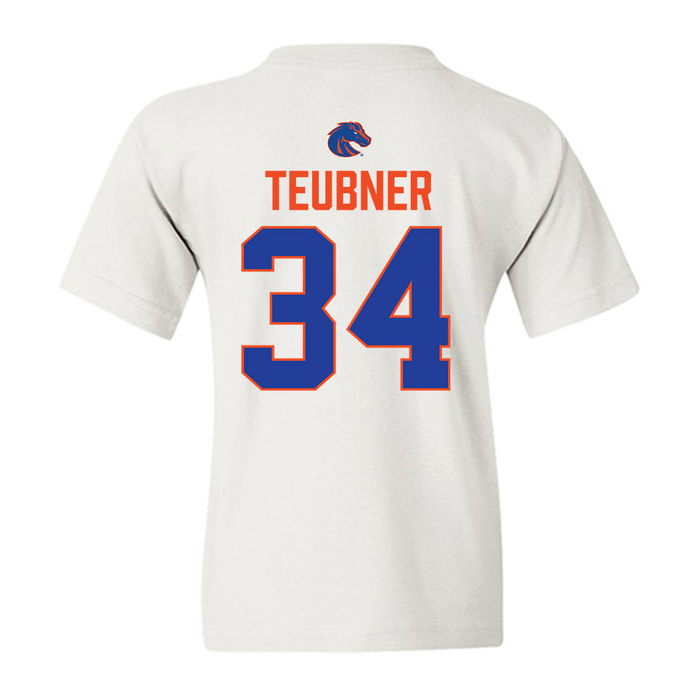 Boise State - NCAA Football : Alexander Teubner - 3-Peat Conference Champs Youth T-Shirt-1